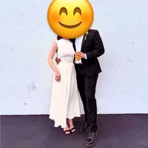 Chic White Midi Dress